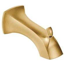 Moen 161955BG Voss 1/2-Inch Slip Fit Connection Diverter Tub Spout Brushed Gold
