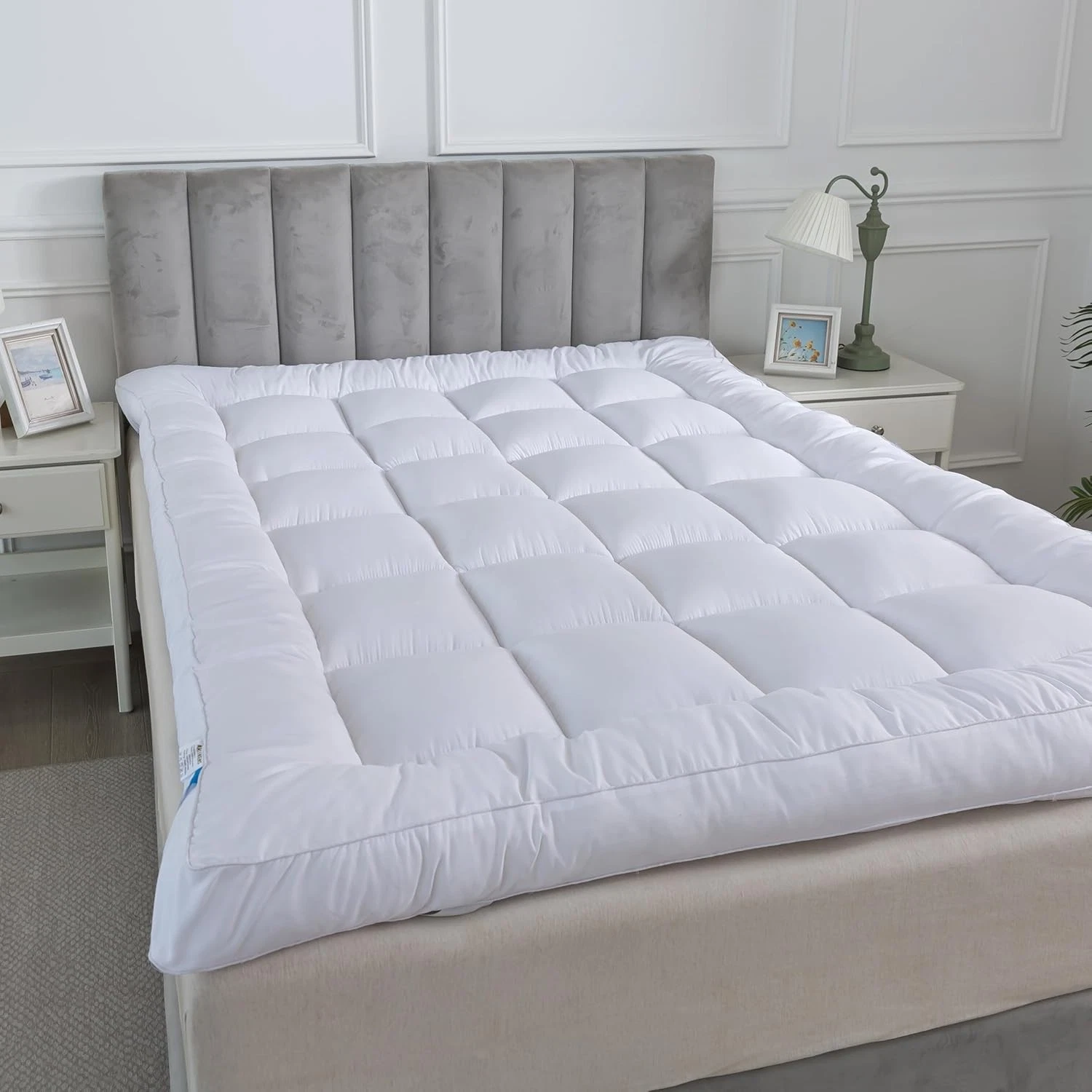 4 Inches Thick Mattress Topper Quilted Cooling Mattress Topper Pad
Opens in a new window or tab
