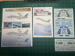 1/48 Aero master “Kennedy Tomcats 2002/2003” F-14B Decals (48-605)