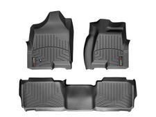 Weathertech Floorliner For 2003-2010 Hummer H2 - 1st 2nd Row Black