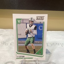 Panini 2018 Score Chase Litton #403 Marshall Thundering Herd Rookie Card. rookie card picture