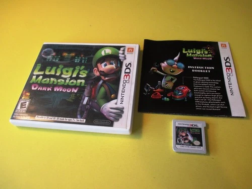 Luigi's Mansion Dark Moon (Nintendo 3DS) XL 2DS Game w/Case & Manual