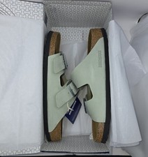 Birkenstock Arizona Bs Nubuk Leather Matcha Color Narrow