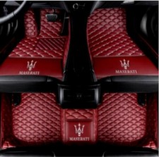 Custom For Maserati Ghibli 2014-2024 Car Floor Mats Frontrear Waterproof Carpet
