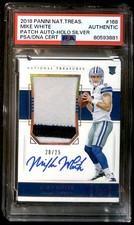2018 National Treasures Rookie Auto RPA Silver 20/25 Mike White PSA R6220J