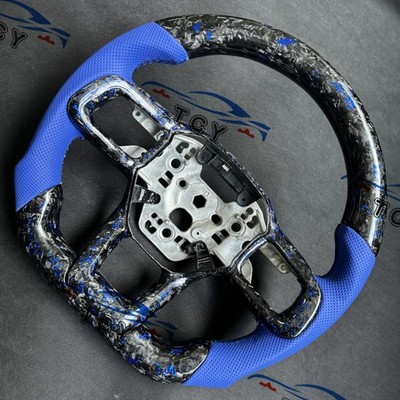 Fit for Ford Mustang GT 2024-2026 Forged Carbon Fiber Steering Wheel with Trim
