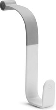 Hooked Potty Ring Storage Hook, Grey