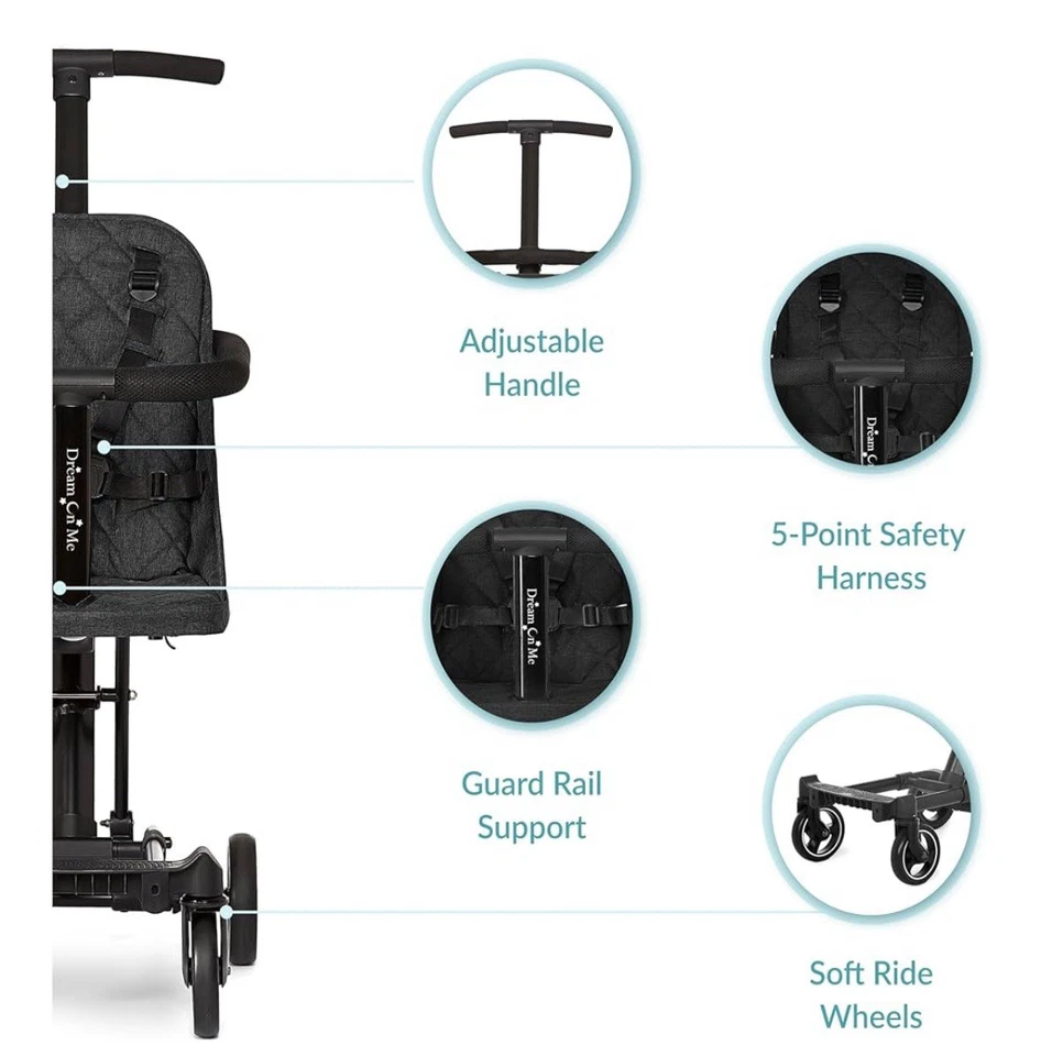 Dream On Me Light Weight And Compact Coaster Rider Stroller - Image 4 of 4