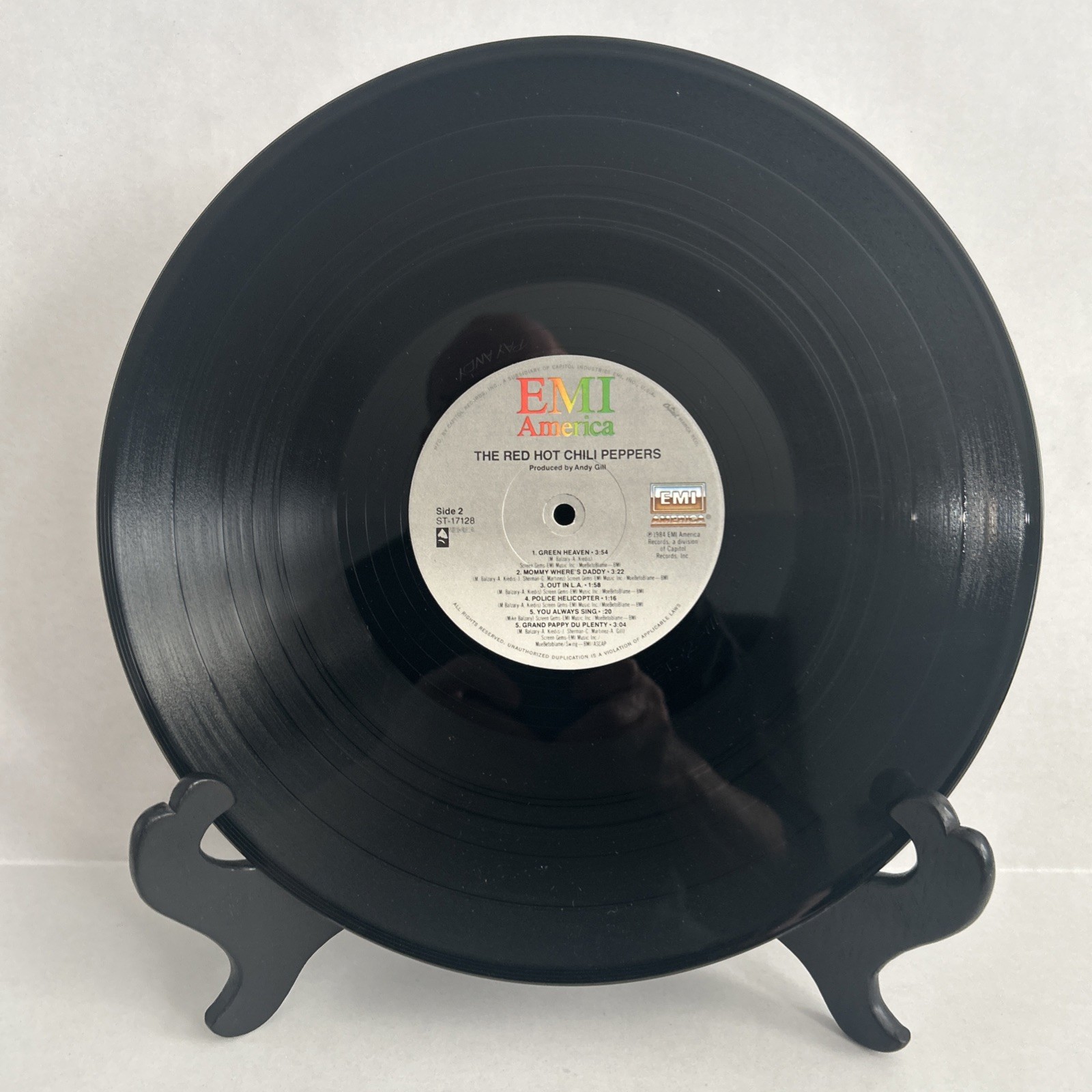 RED HOT CHILI PEPPERS 1984 LP SELF TITLED ORIGINAL INNER SLEEVE