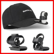 Lightweight  Strong Baseball Hat Camera Clip for Insta360 Go 3s Adventures