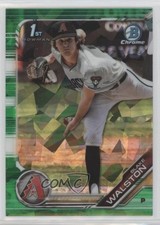 2019 Bowman Chrome Draft Sapphire Green 30/50 Blake Walston #BDC-12 0a3o