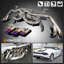 Fits 2015-2019 Lamborghini Huracan LP580 LP610 Titanium Catback Exhaust System