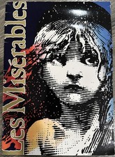 les miserables Broadway Program 1990s