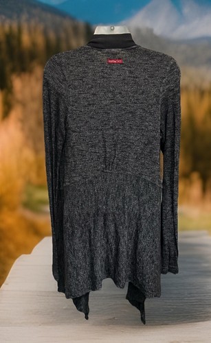 HARD TAIL FOREVER Made In USA Duster Cardigan M Pullover vorne offen asymmetrisch - Bild 4 von 13