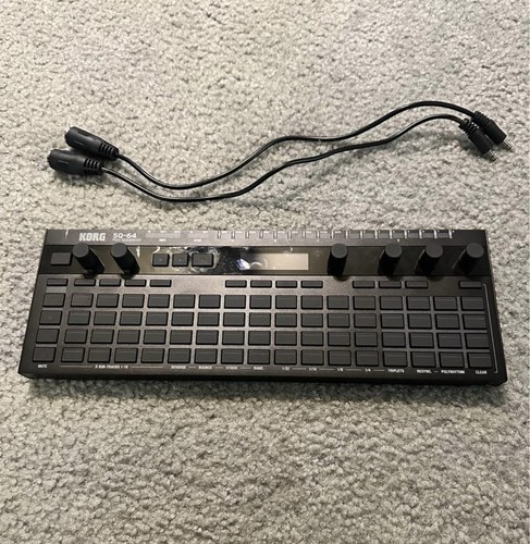 Korg SQ-64 64-Step Polyphonic Step Sequencer CV/MIDI Controller