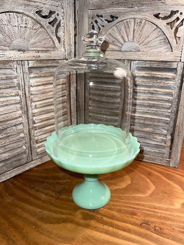 Pioneer Woman Timeless Beauty 5" Mini Cupcake/Cake Pedestal Stand Jadeite