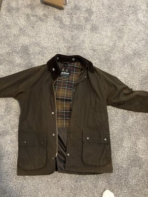 Barbour Classic Bedale Waxed Jacket, Size 36, Color Olive | eBay