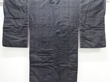 7676968: JAPANESE KIMONO / ANTIQUE HAORI / COTTON / STRIPE