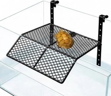Large Turtle Basking Platform,7.9in 7.9in 1.6in, Heavy Duty Medium Black