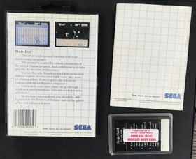 TransBot Sega Master System Card Complete in Box CIB with Manual