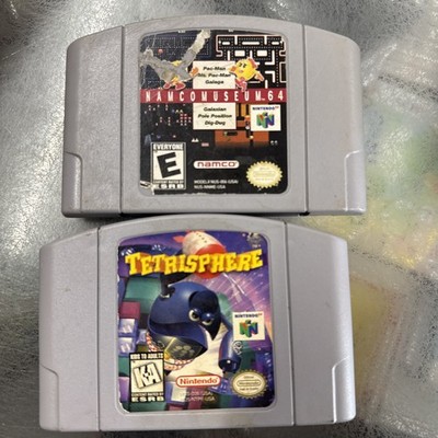 Tetrisphere & namcomuseum Bundle  Nintendo 64 Pristine Authentic Game Tested