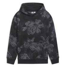 PUMA Essentials Floral Graphic Pullover Hoodie Womens Size XXS Casual Outerwear