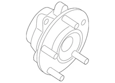 Genuine Nissan Value Advantage™ HUB ASSY FRONT D0202-ET01JNW