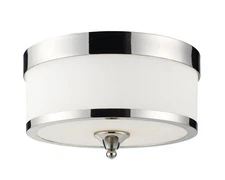 Z-Lite - Cosmopolitan - 3 Light Flush Mount in Metropolitan Style - 13 Inches