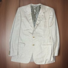 Ermenegildo Zegna Cashmere  Silk Lightweight Blazer Sport Coat Men  s 52L Tan