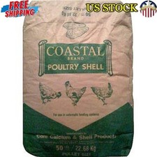 Oyster Shell Calcium Supplement Chickens Ducks 50lb Quality Egg Production New
