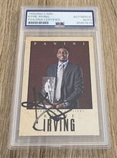 Kyrie Irving Signed 2012 Panini Black Friday Rookie Card RC NBA Legend AUTO PSA