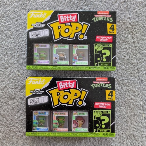 2 X Funko Bitty Pop! - Teenage Mutant Ninja Turtles 4er Pack Serie 2
