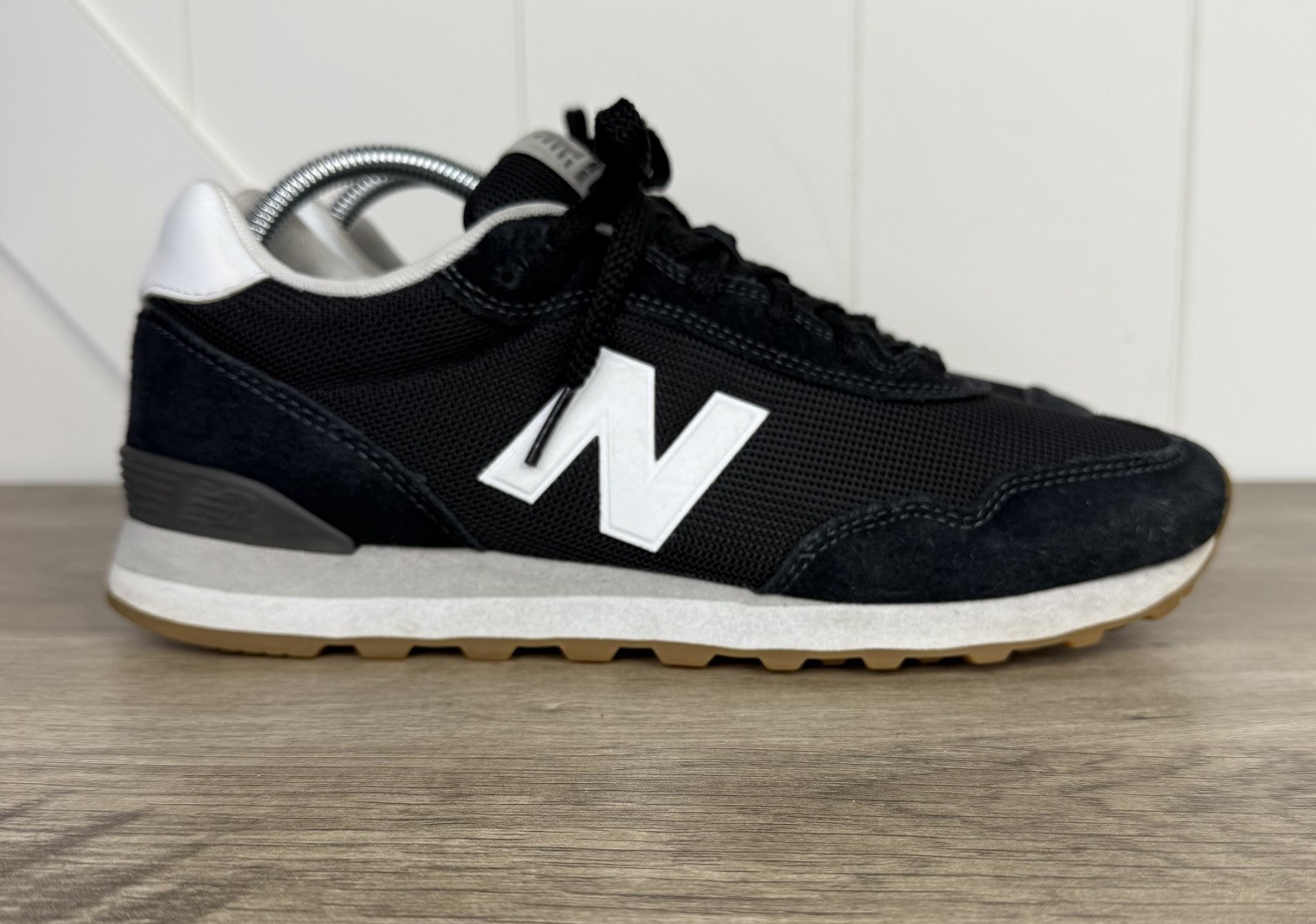 New Balance 515 Men's Size 9 Black White Gum Sneakers Shoes ML515HL3