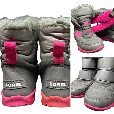 Children s Sorel Whitney II Cold Weather Strap Boots  Size US 11