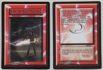 1st Edition Highlander TCG CCG SAEC Black Raven Vol 1 Quickening Amanda