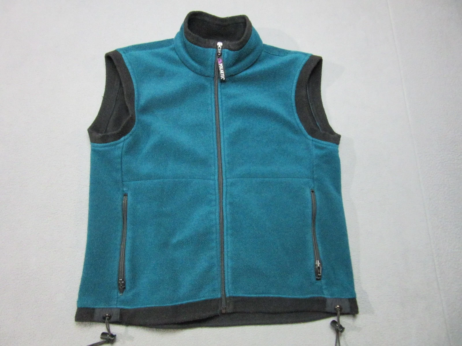 Vintage REI Vest Mens Large Green Fleece Polartec Windbloc Full Zip Outdoor