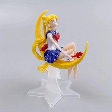 15CM Anime Sailor Moon PVC Doll Girl Toy Cake Decoration Action Figures Model