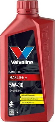 Valvoline MaxLife C3 Engine Oil 5W-30 Synthetic 1L (VA908756) Valves