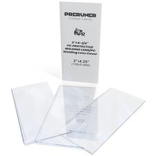 10 Pack 2x4.25" Clear Welding Lens | ANSI Z87.1 Polycarbonate Protective Lens...
