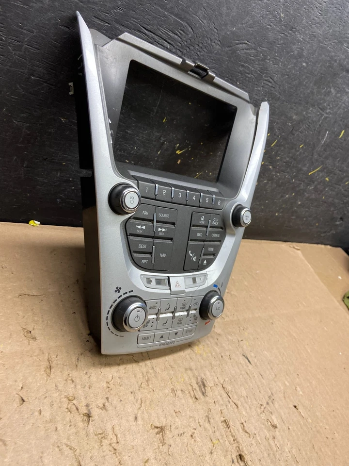 Chevy Equinox Terrain 2012-2015 radio cara panel de control climático bisel T6354 DG Foto 3 de 4