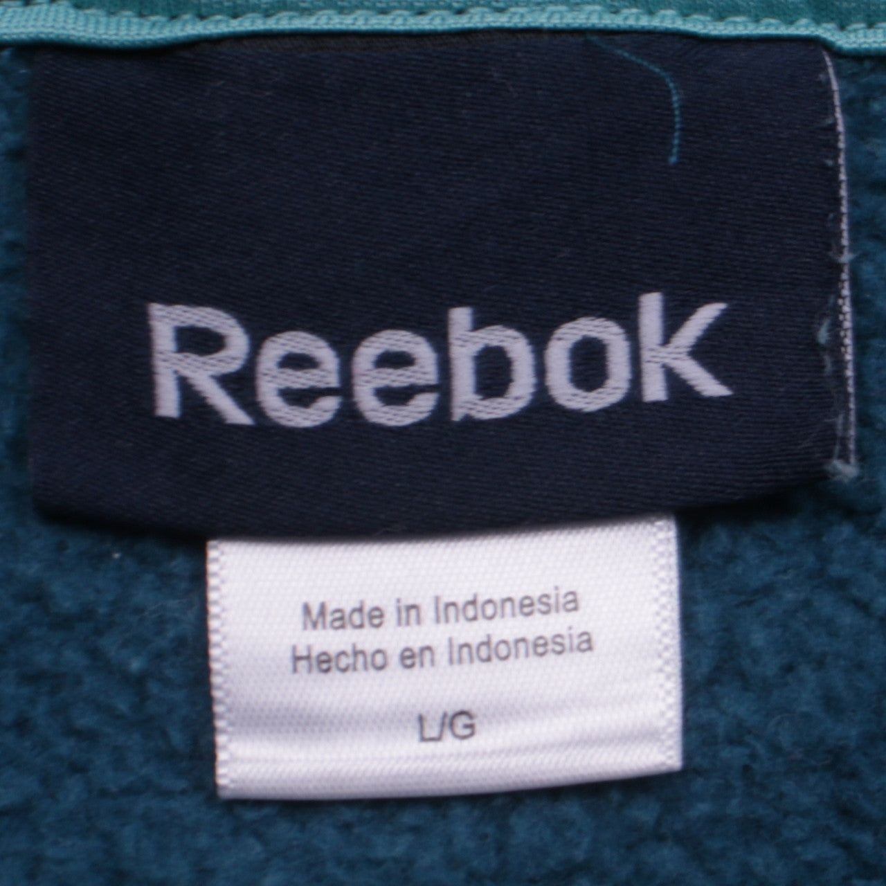 Reebok Blue Hoodie Womens L image 4
