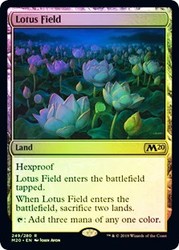 Lotus Field - Foil - Prerelease Promo Core Set 2020