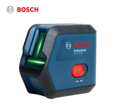 Bosch GCL15-12XG Green Laser Level 2 Line Cross Self-Leveling Plumb Bare Tool