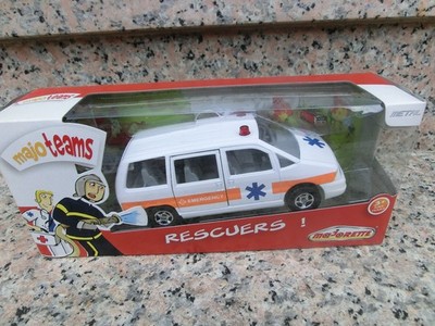 MAJORETTE Rescures Krankenwagen Modellauto 1:32 majoteams Emergency