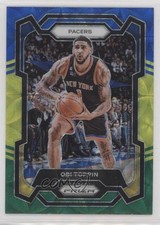 2023-24 Panini Prizm Choice Blue Yellow & Green Prizm Obi Toppin #249 15ej