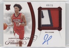 2019-20 Panini Flawless Ruby 9/15 Jaxson Hayes #PA-JXH Patch Auto 6fs