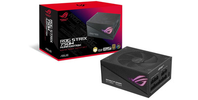 ASUS ROG Strix 750W Gold Aura Edition Fully Modular ATX Power Supply, 80+ Gol...