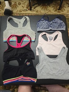 Girls Lot Of 6 Sport Training Bras