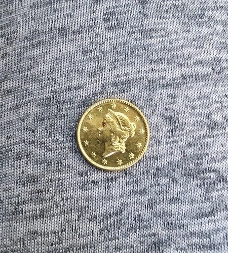 1853 $1 Liberty Head Gold Dollar Pre-33 US Coin