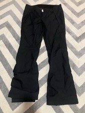SIMS Snowboarding Nylon Pants Women's M Black Waterproof Lined Ski Snow Trouser